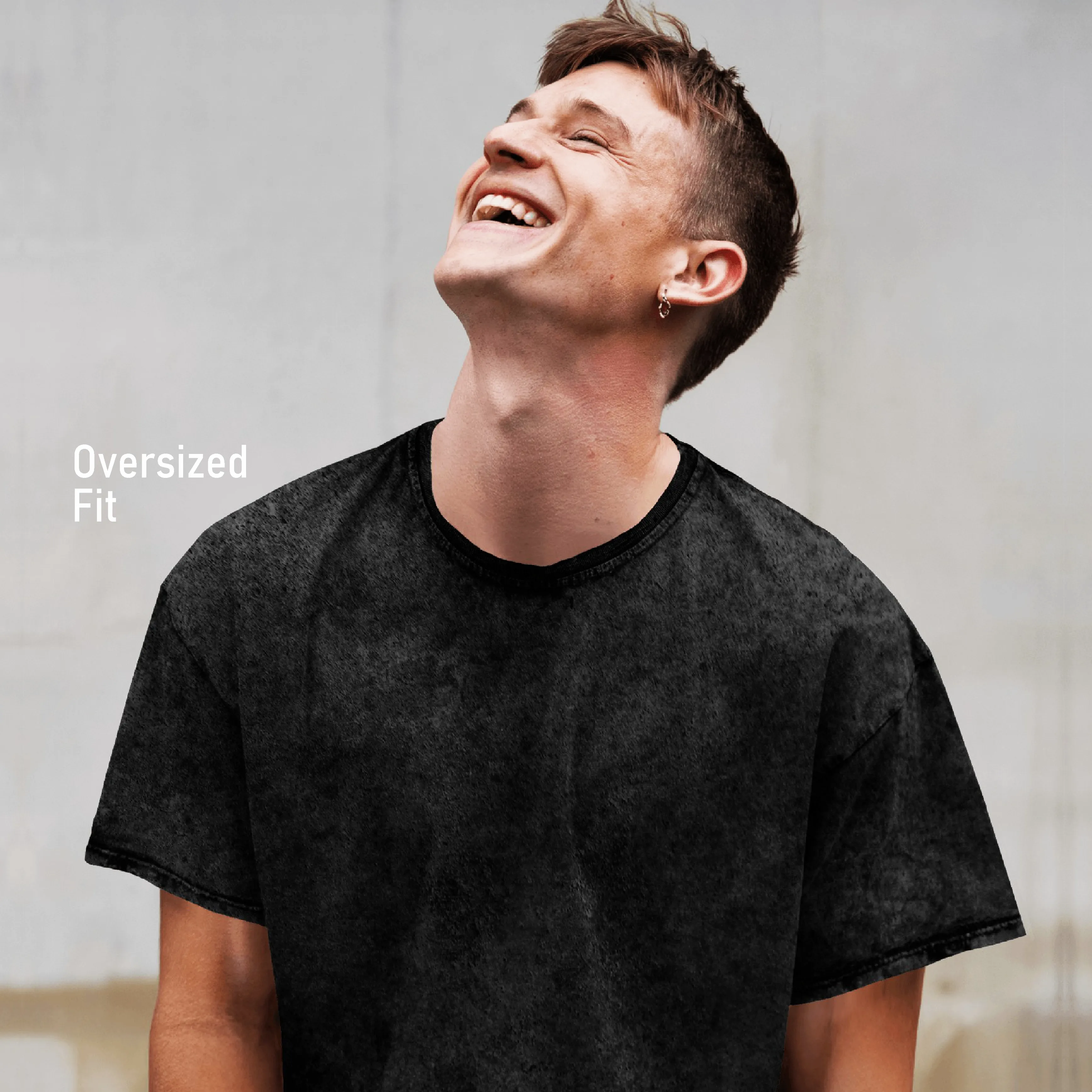 Acid Wash Oversized T-Shirt sold by Ceazur