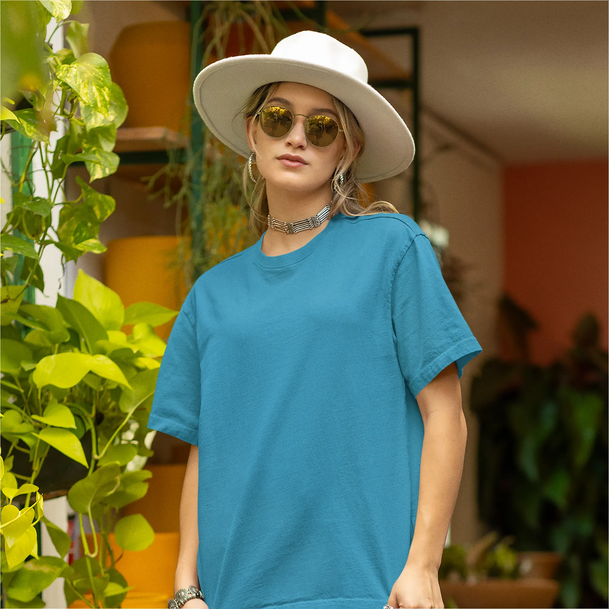 Solid Oversized T-Shirt sold by Ceazur product image thumbnail 3