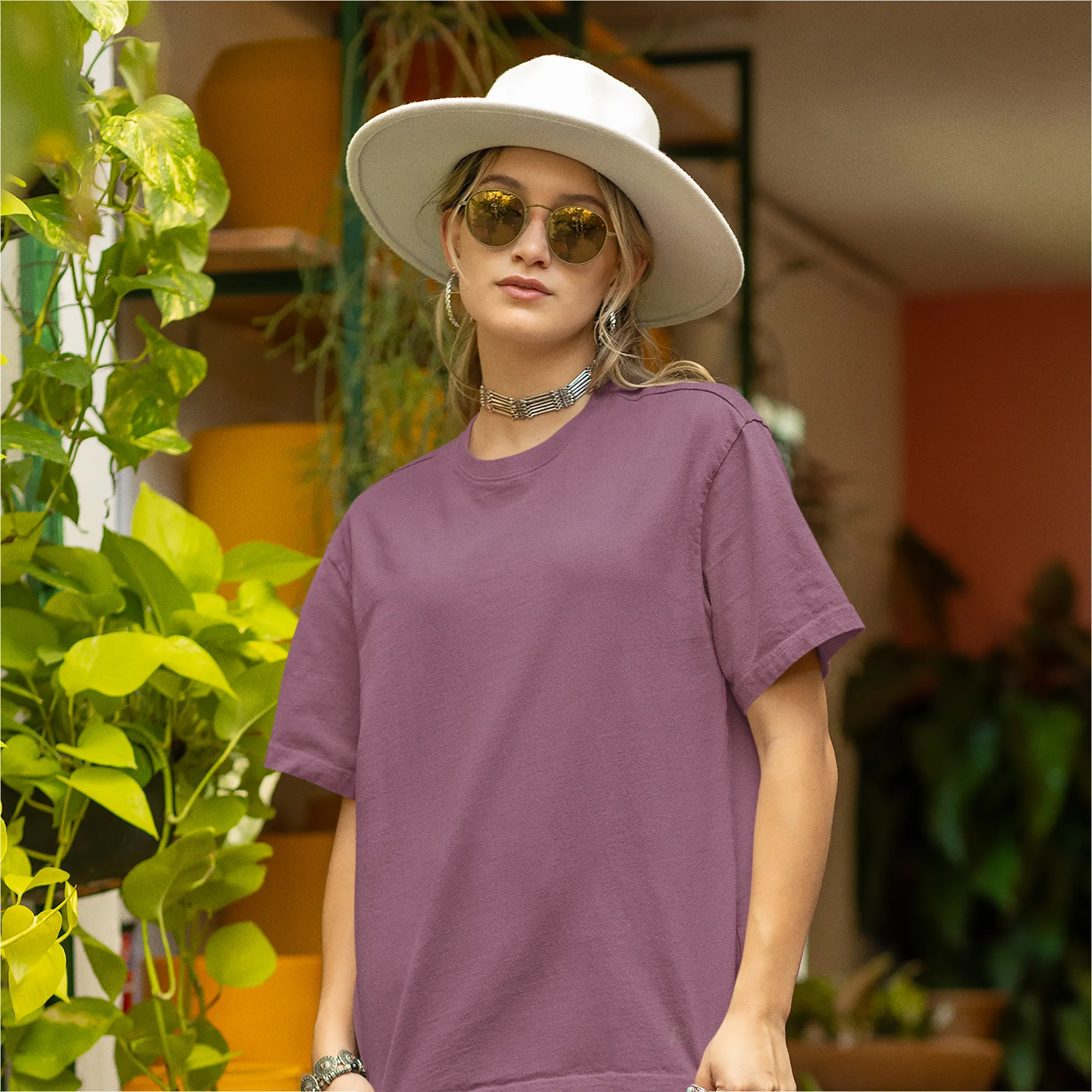 Solid Oversized T-Shirt sold by Ceazur product image thumbnail 5