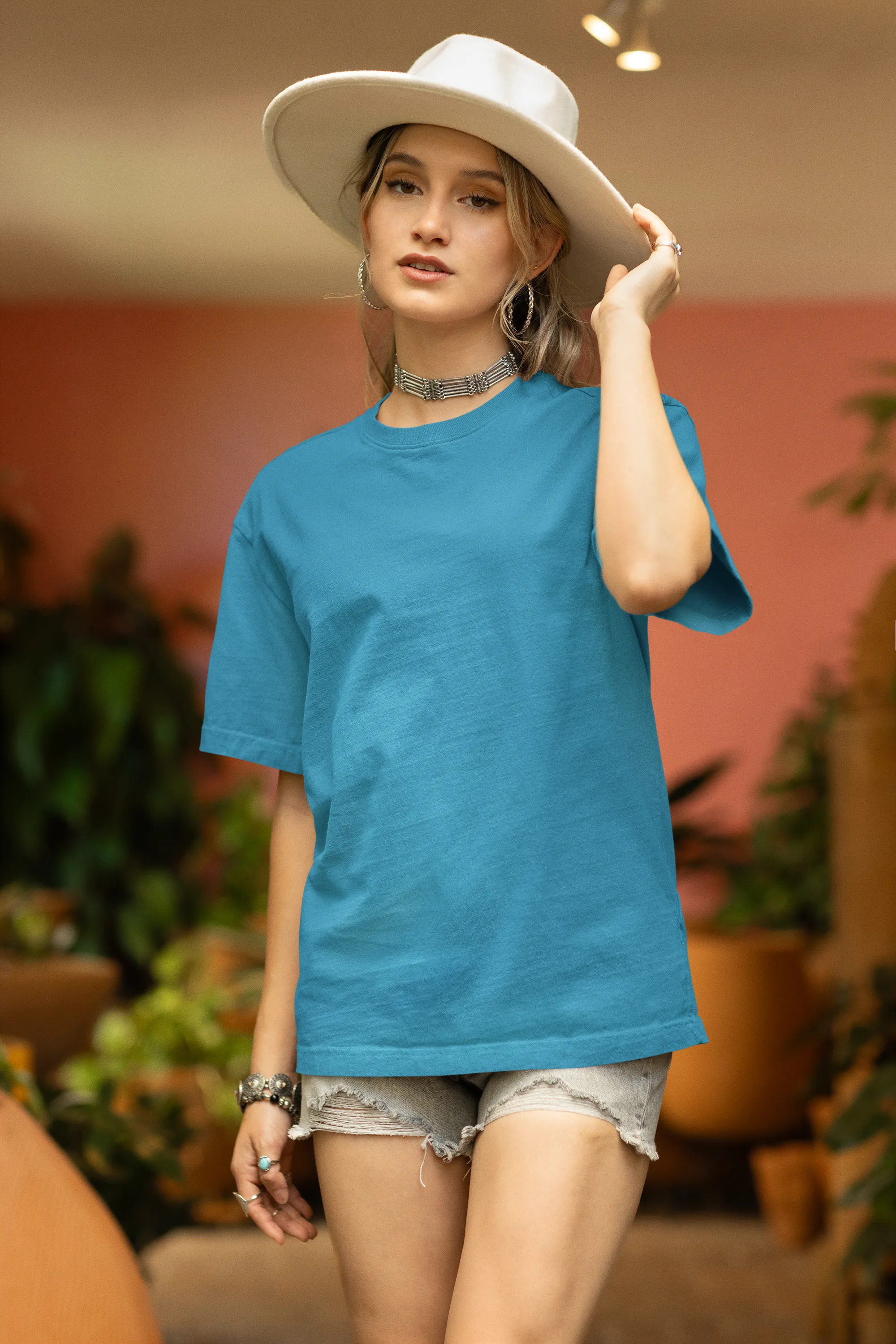 Solid Oversized T-Shirt sold by Ceazur