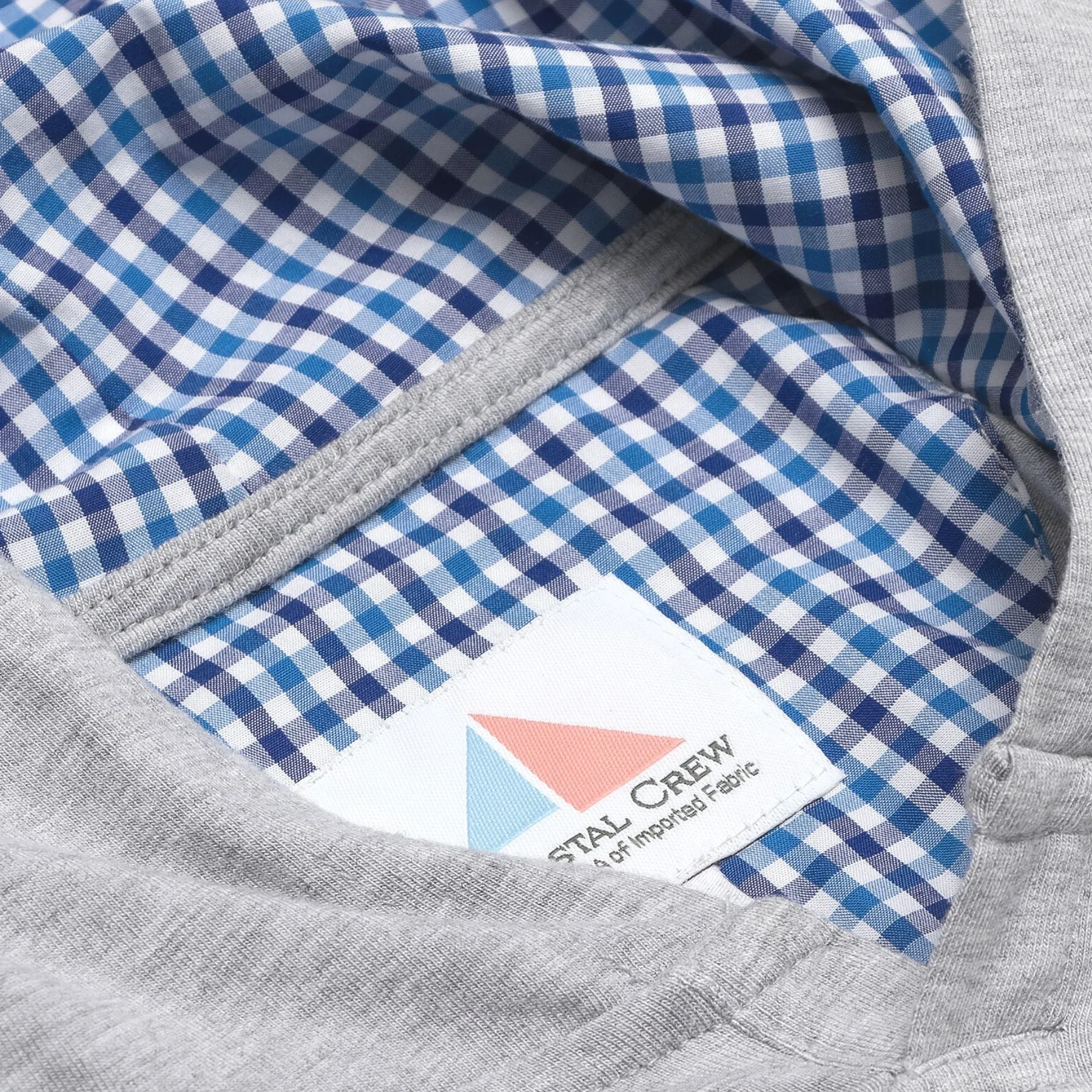 Nantucket Deckhand Hoodie - Athletic Grey sold by Coastal Crew product image thumbnail 2