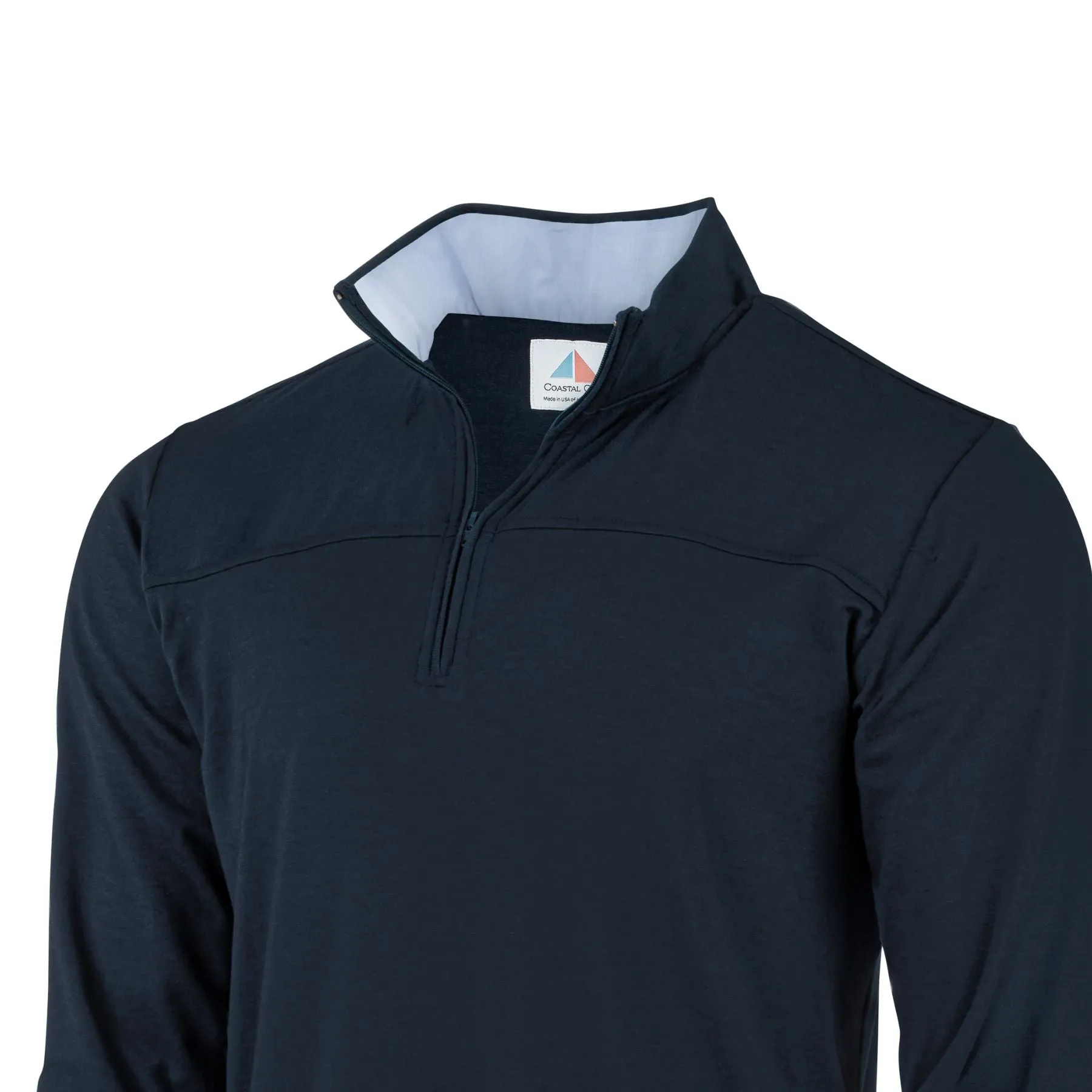 Montauk Deckhand Q-Zip - Navy sold by Coastal Crew