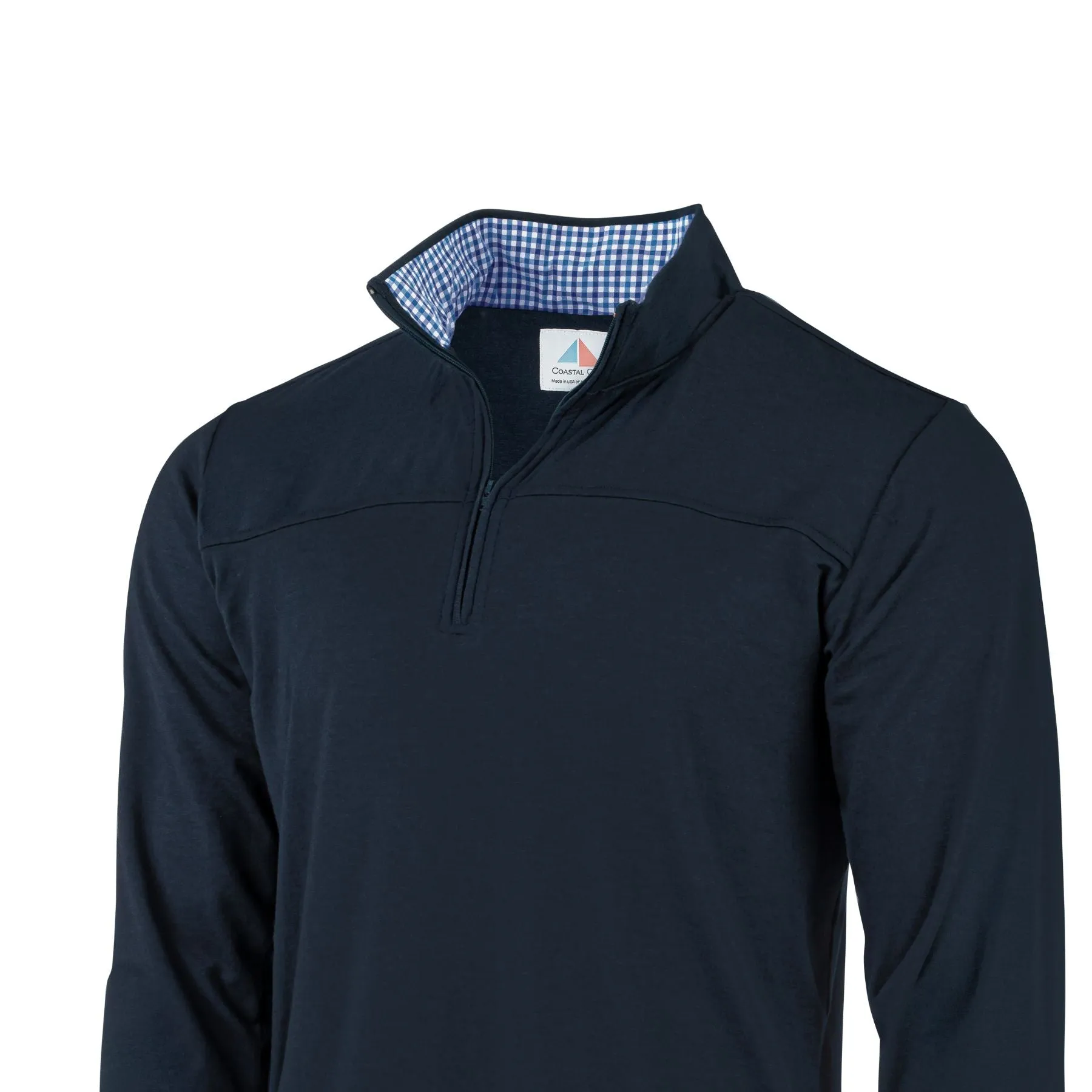 Nantucket Deckhand Quarter Zip - Navy sold by Coastal Crew