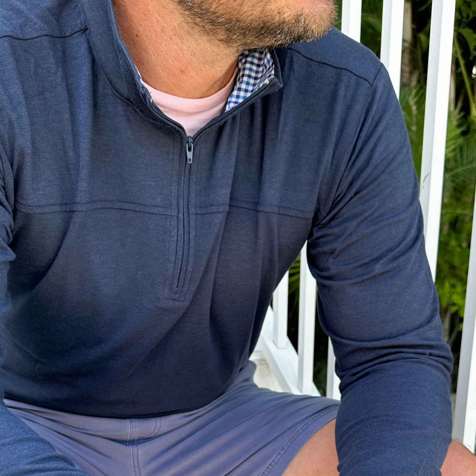 Nantucket Deckhand Quarter Zip - Navy sold by Coastal Crew product image thumbnail 4