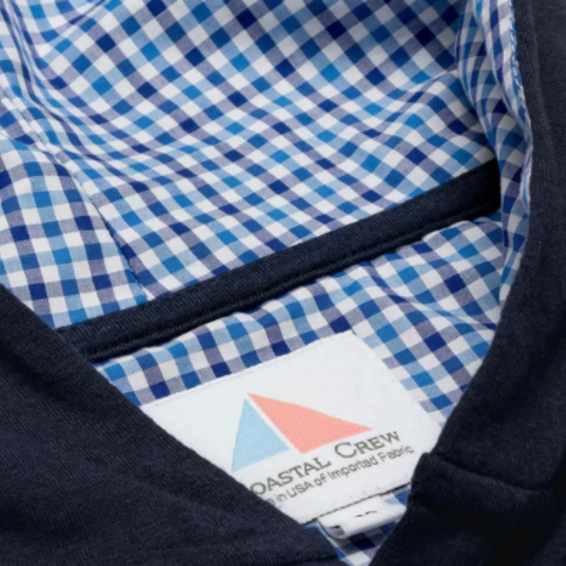 Nantucket Deckhand Hoodie - Navy sold by Coastal Crew product image thumbnail 2