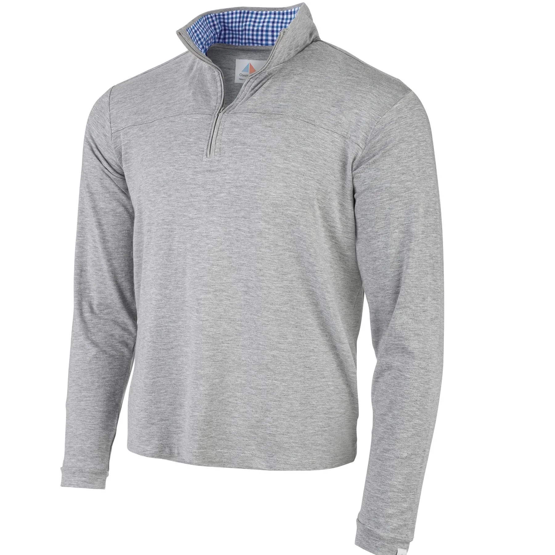 Nantucket Deckhand Quarter Zip - Athletic Grey sold by Coastal Crew product image thumbnail 3
