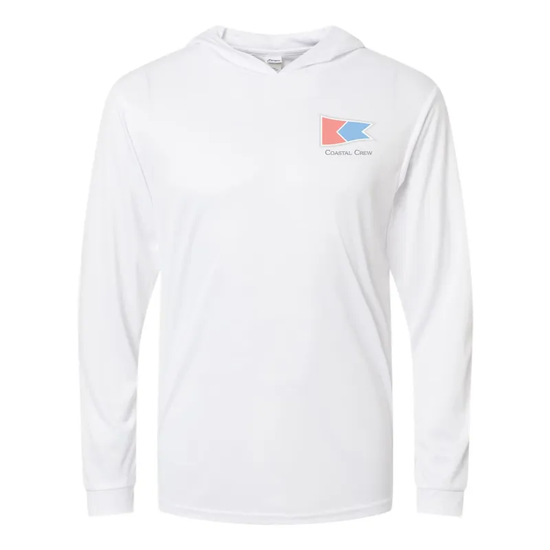 "Pennant" UV Hoodie (50+UPF) made by Coastal Crew