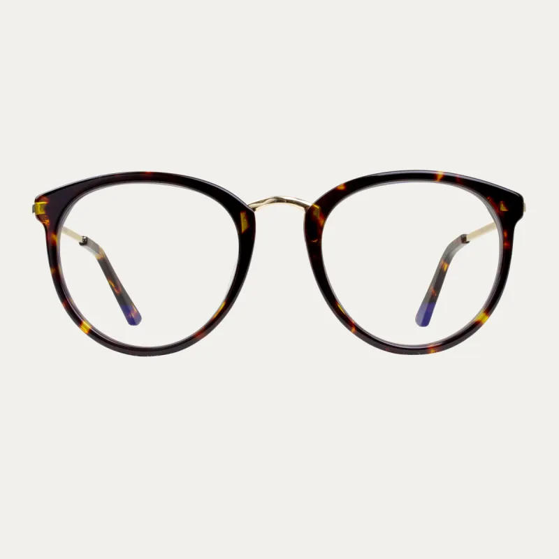 Emma.S Brown / Havana - Blue Light sold by Le Petit Lunetier