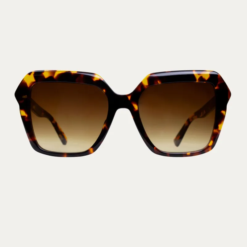 Aida.H Brown / Havana - Sunglasses sold by Le Petit Lunetier