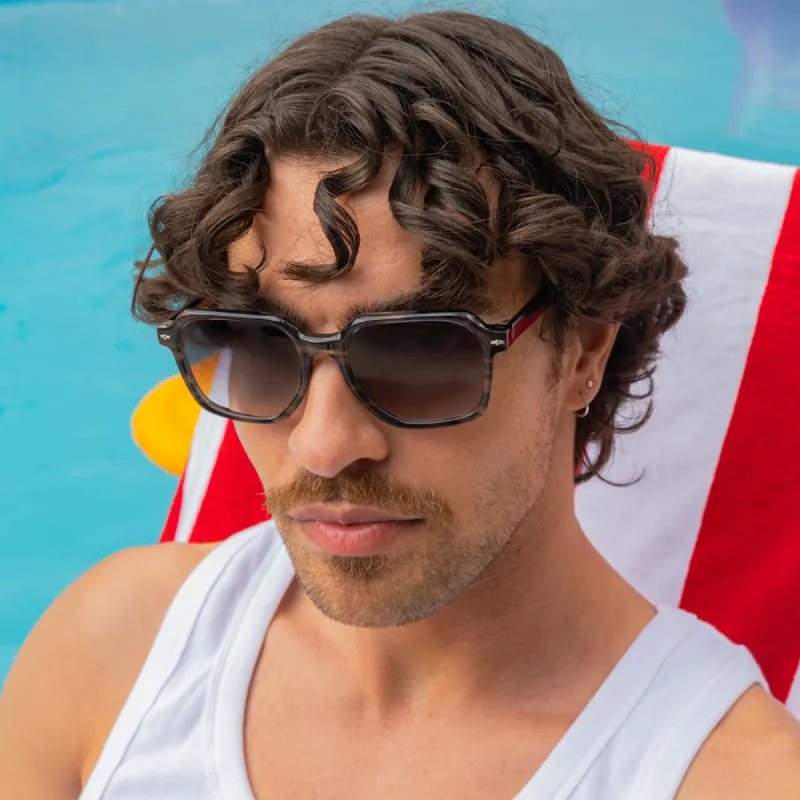 Larry.D Black / Havana - Sunglasses sold by Le Petit Lunetier