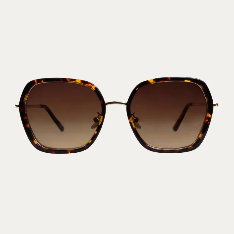 Michaela.S Brown / Havana - Sunglasses sold by Le Petit Lunetier