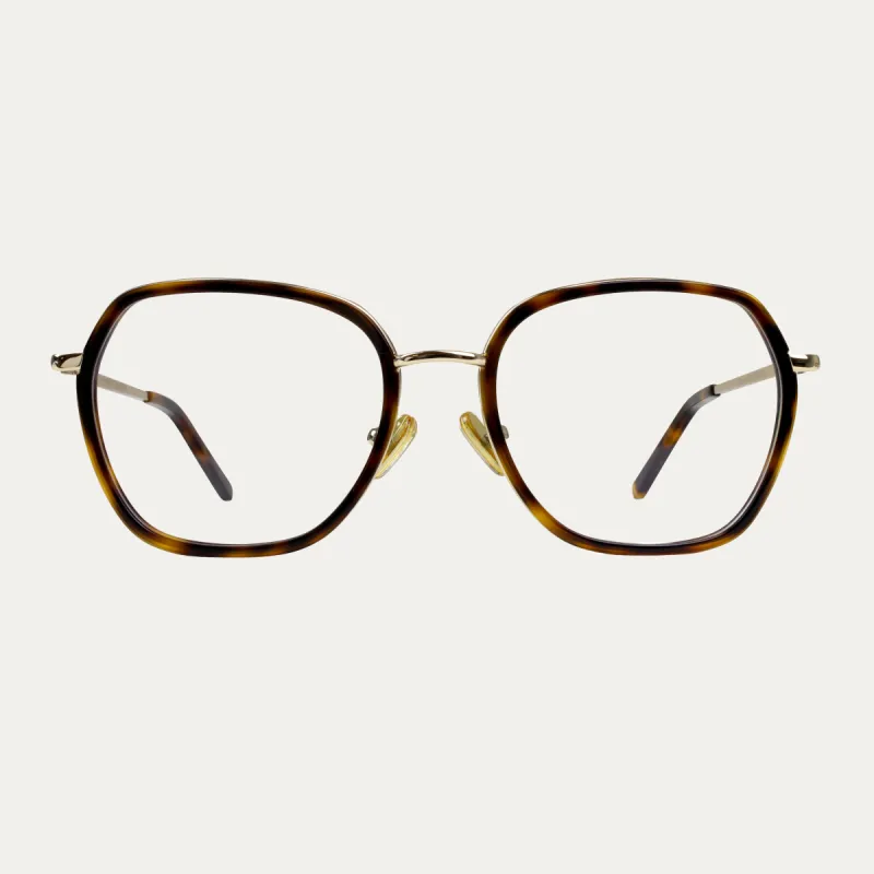 Nora.A Brown / Havana - Blue Light sold by Le Petit Lunetier