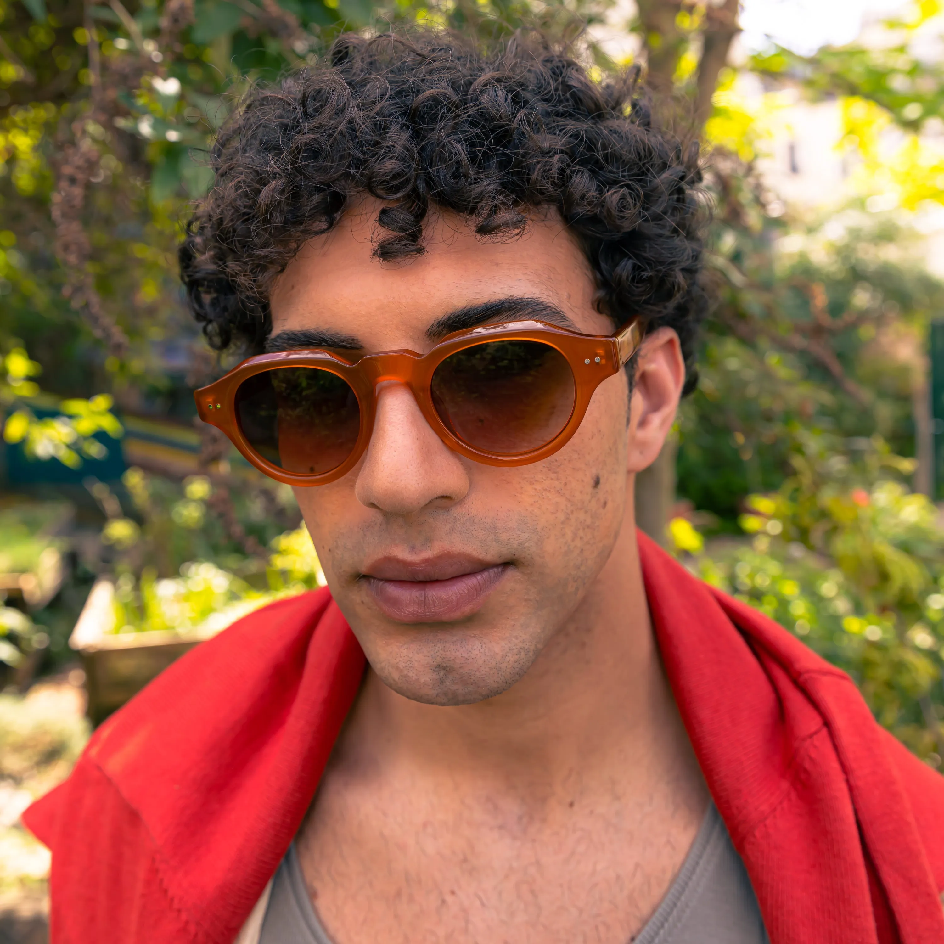 Grace.B Orange - Sunglasses sold by Le Petit Lunetier product image thumbnail 5