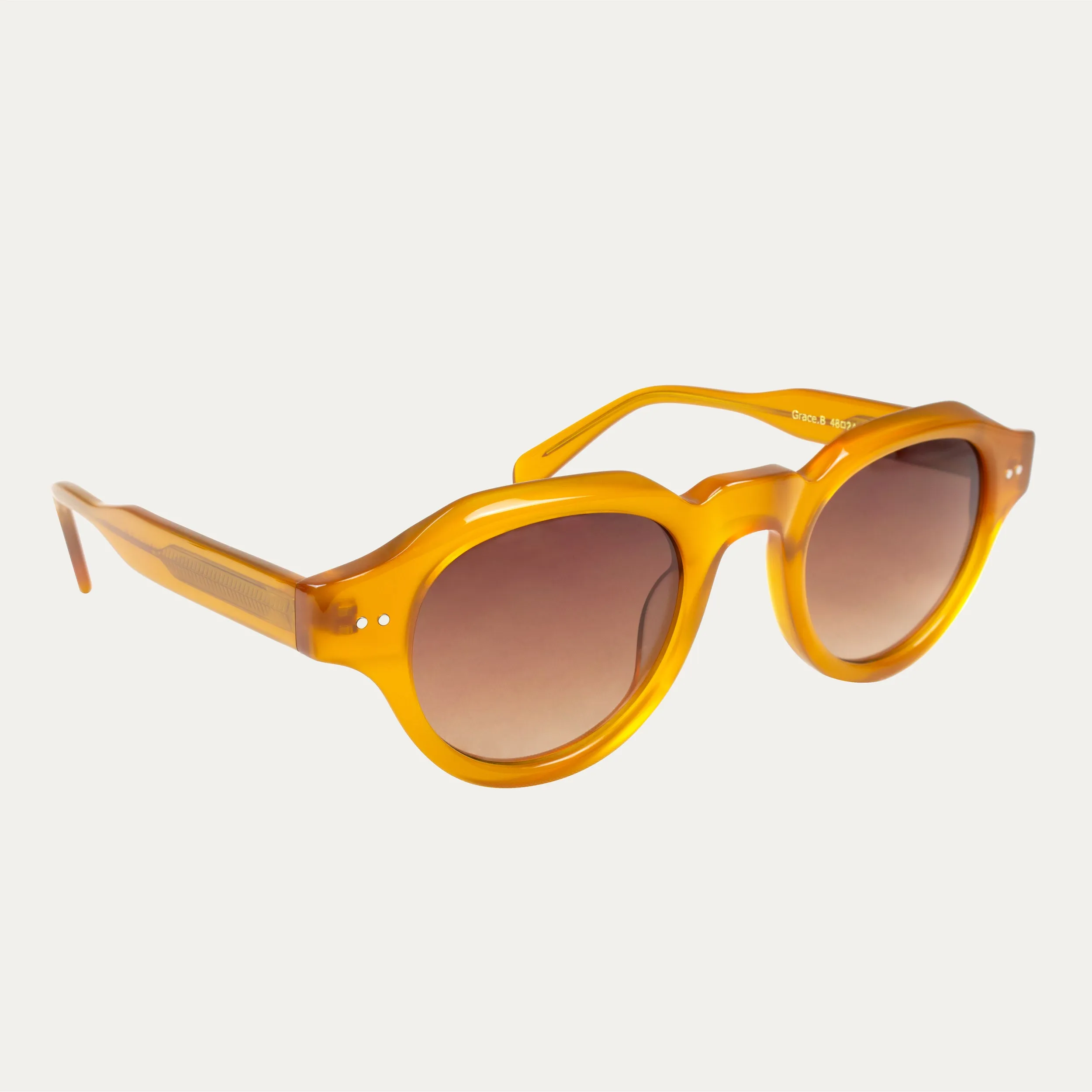 Grace.B Orange - Sunglasses sold by Le Petit Lunetier product image thumbnail 3