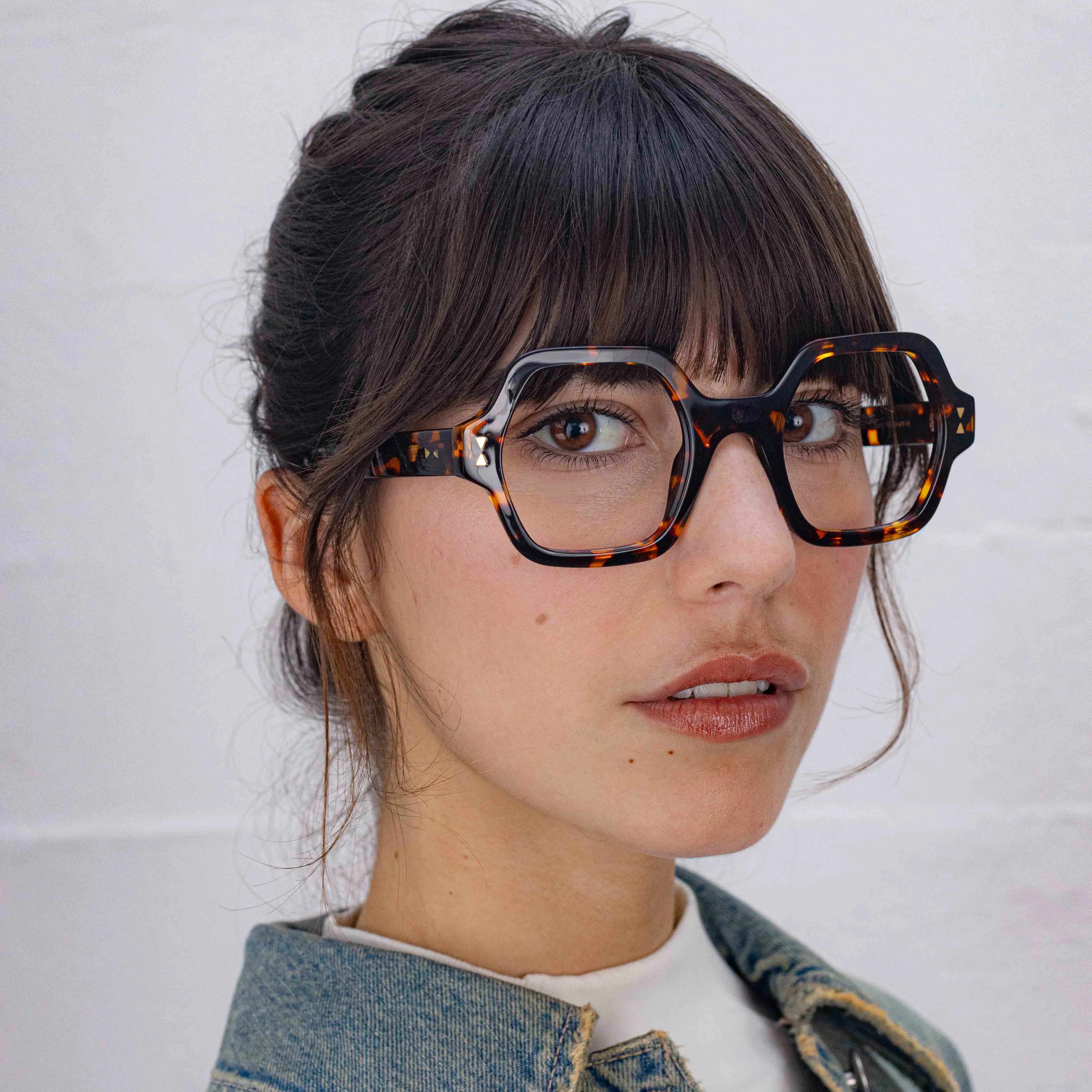 Romy Brown / Havana - Blue Light sold by Le Petit Lunetier