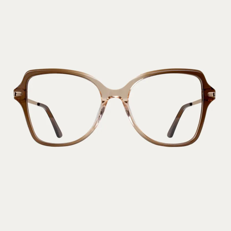 Amy.S Brown / Havana - Blue Light sold by Le Petit Lunetier