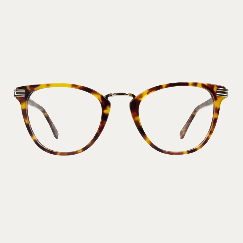 Bradley.J Brown / Havana - Blue Light sold by Le Petit Lunetier