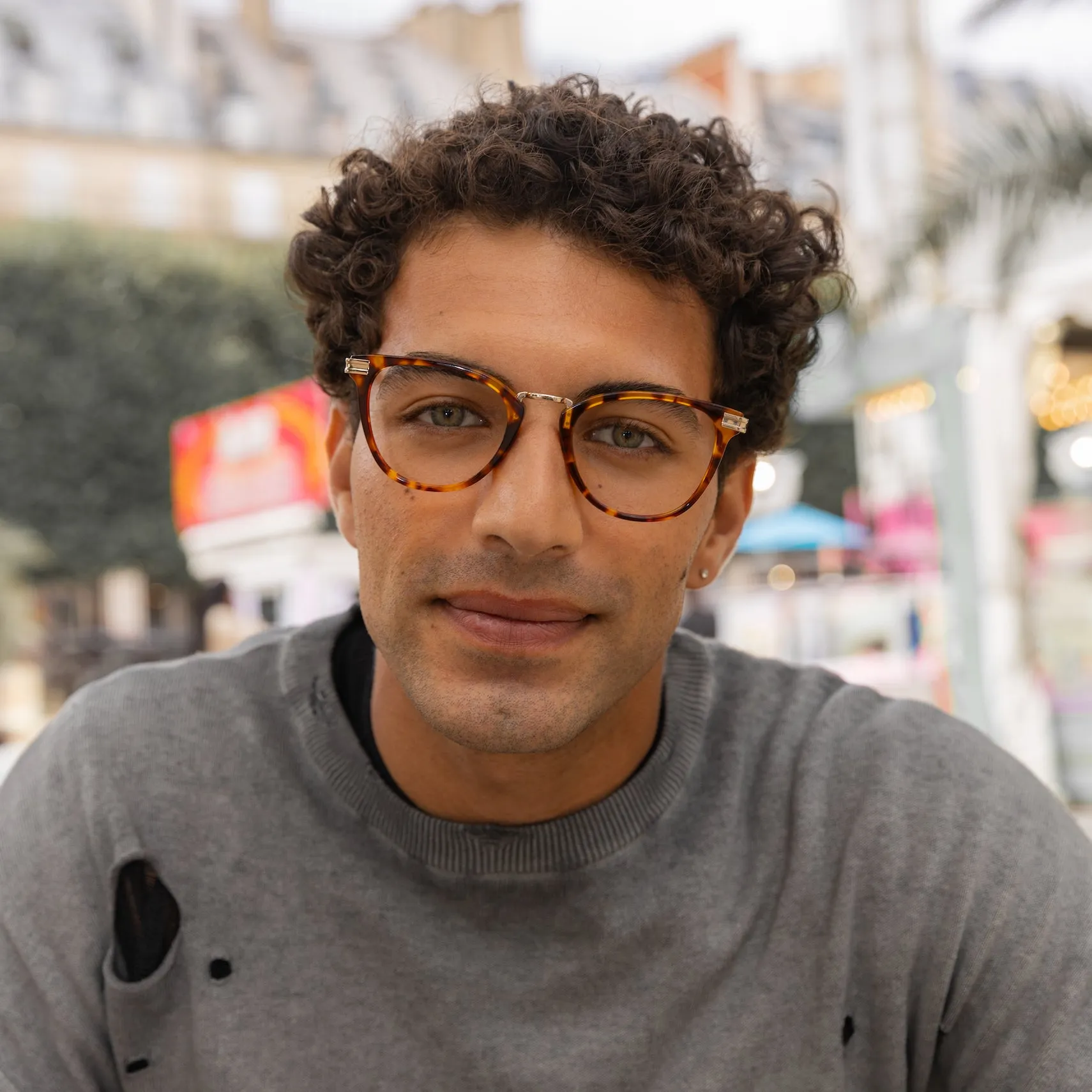 Bradley.J Brown / Havana - Blue Light sold by Le Petit Lunetier product image thumbnail 2