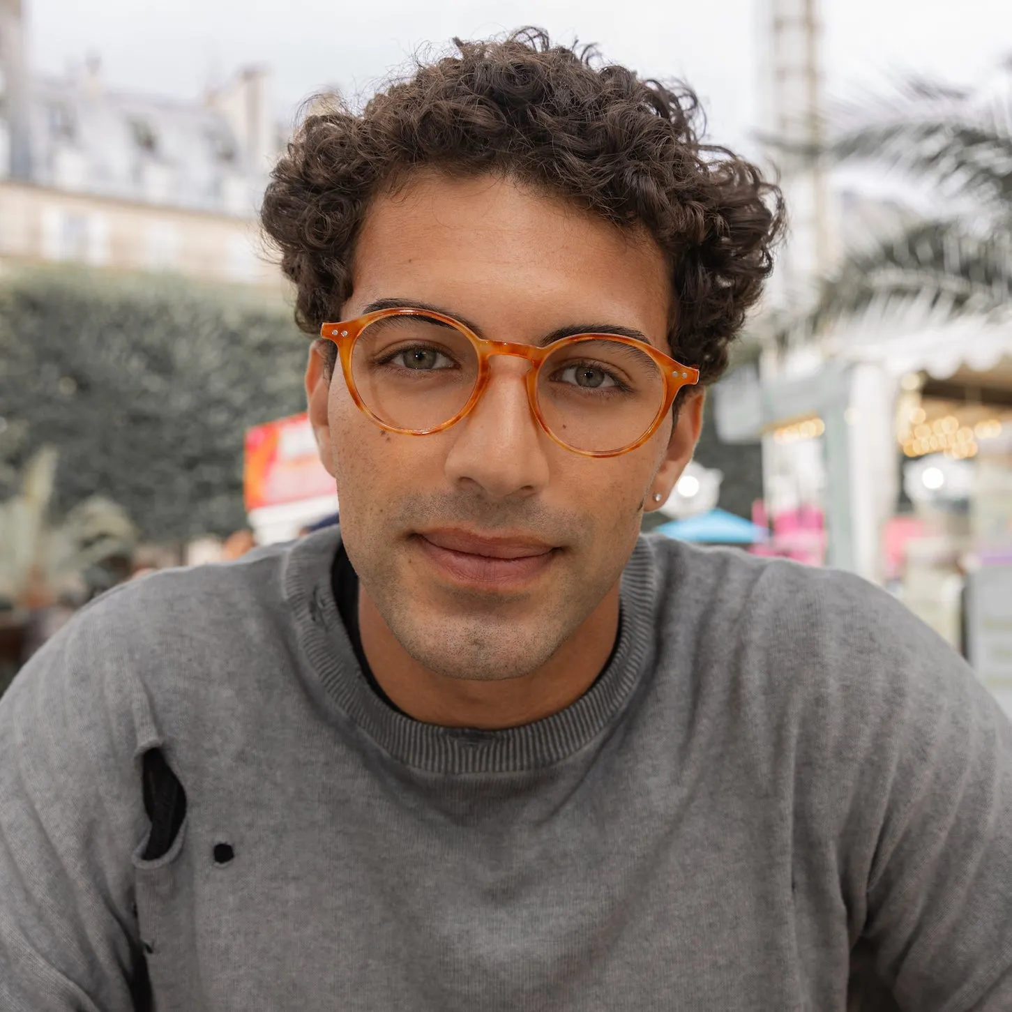 Lois.L Orange - Blue Light sold by Le Petit Lunetier product image thumbnail 4