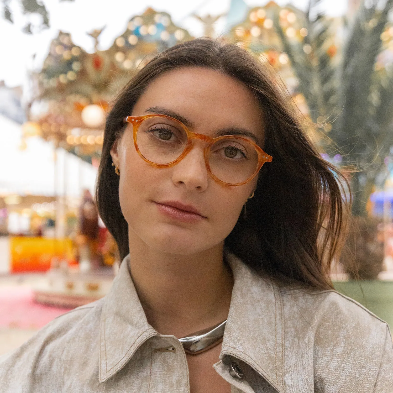 Lois.L Orange - Blue Light sold by Le Petit Lunetier product image thumbnail 3