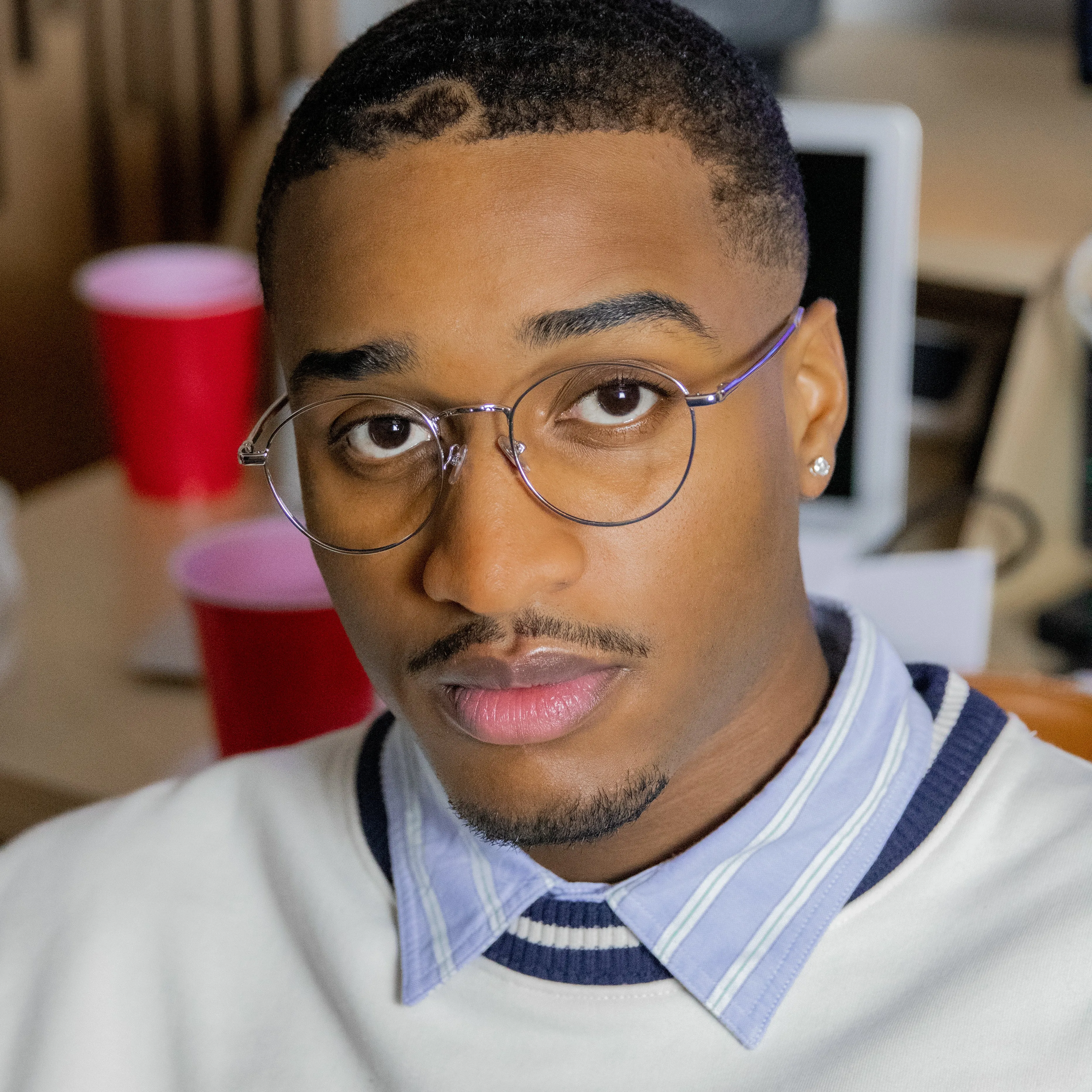 Hanna.B Silver - Blue Light sold by Le Petit Lunetier product image thumbnail 2