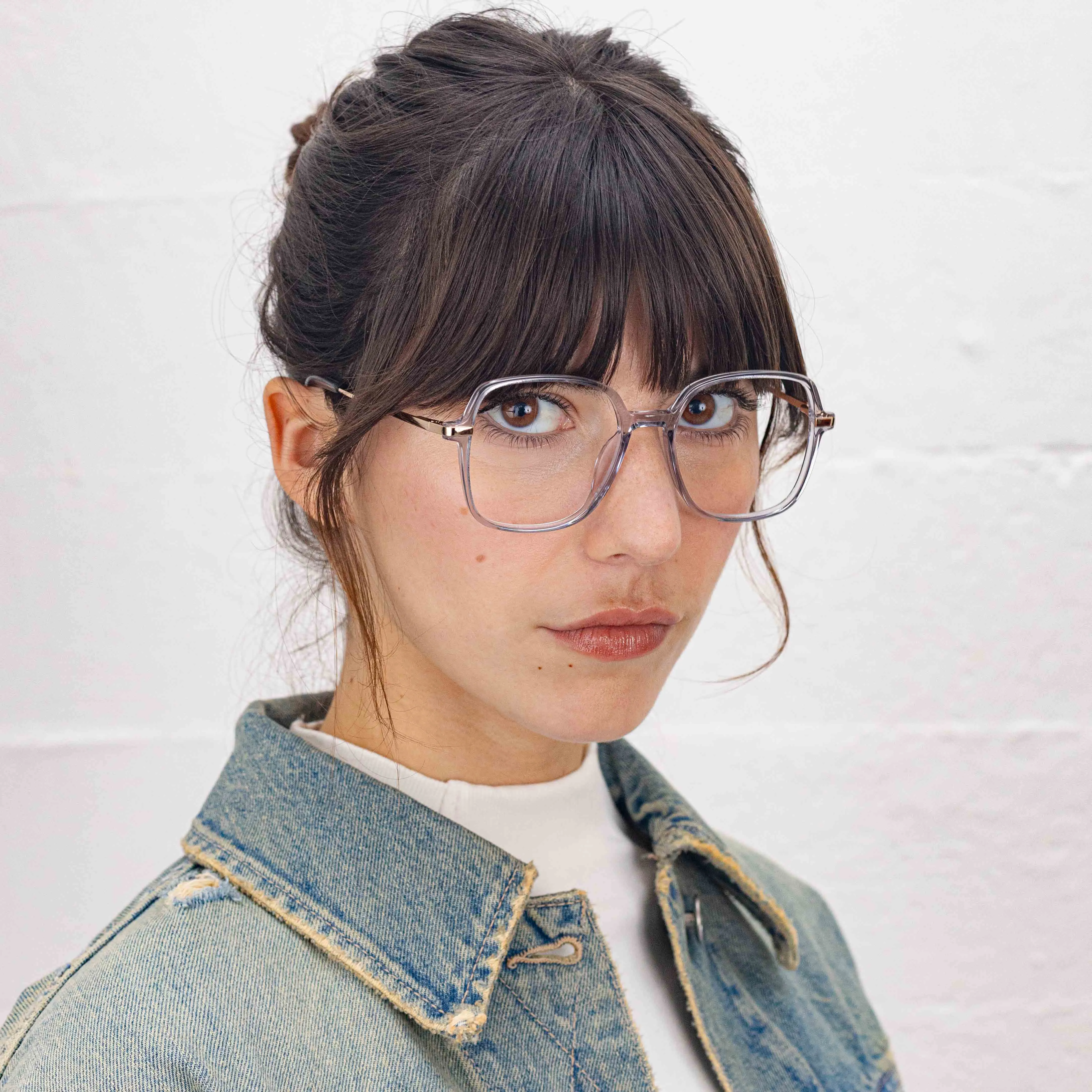 Annie.J Grey Transparent - Blue Light sold by Le Petit Lunetier product image thumbnail 3