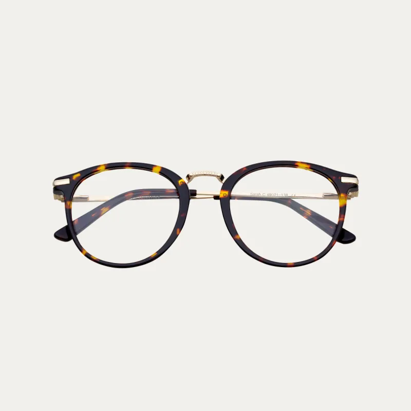 Sarah.C Brown / Havana - Blue Light sold by Le Petit Lunetier