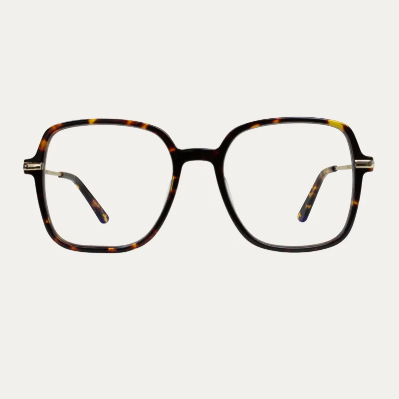 Annie.J Brown / Havana - Blue Light sold by Le Petit Lunetier