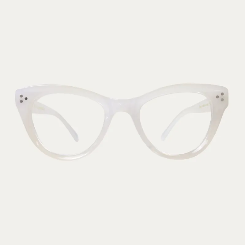 Lena Cream - Blue Light sold by Le Petit Lunetier