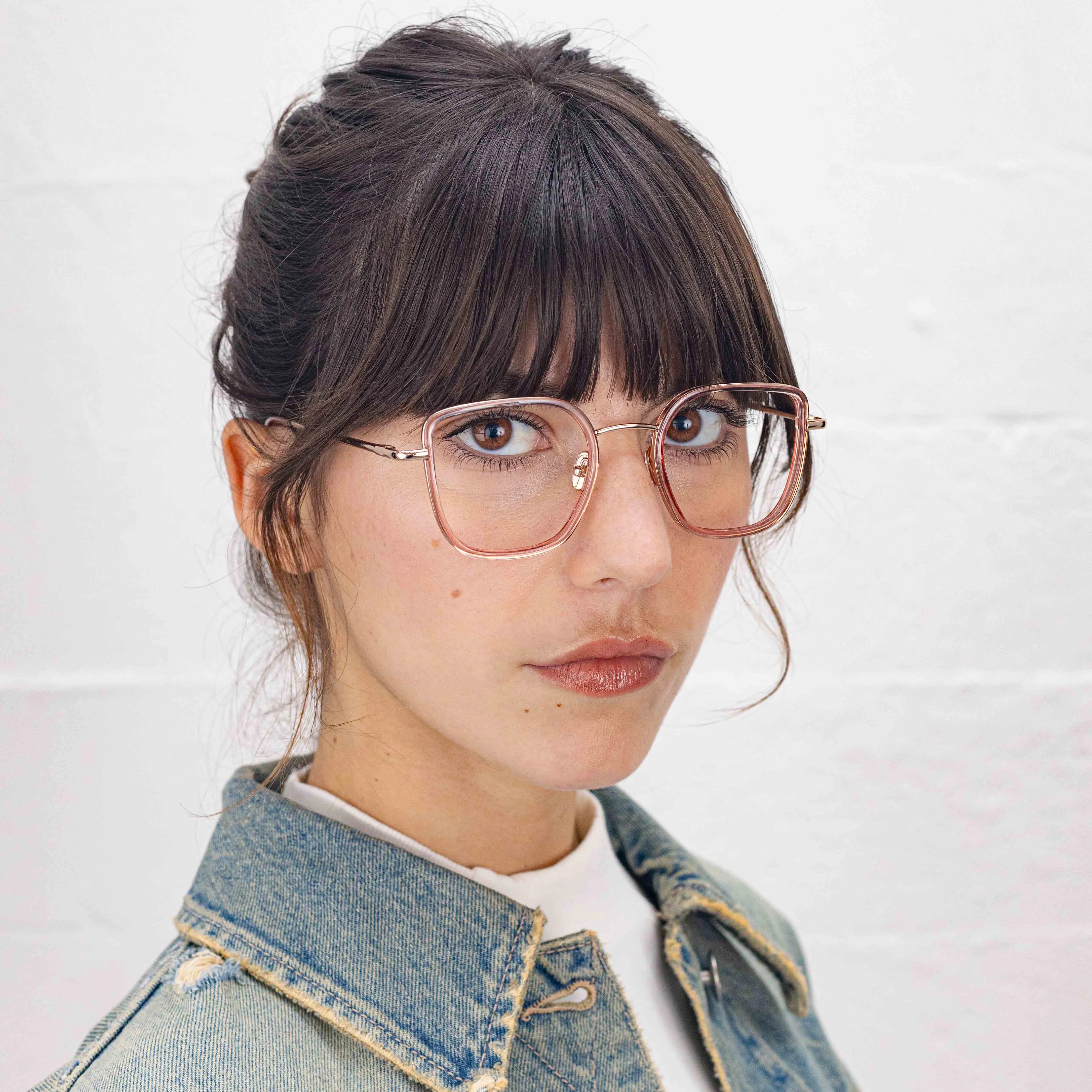 Ginny.M Transparent Pink - Blue Light sold by Le Petit Lunetier product image thumbnail 4