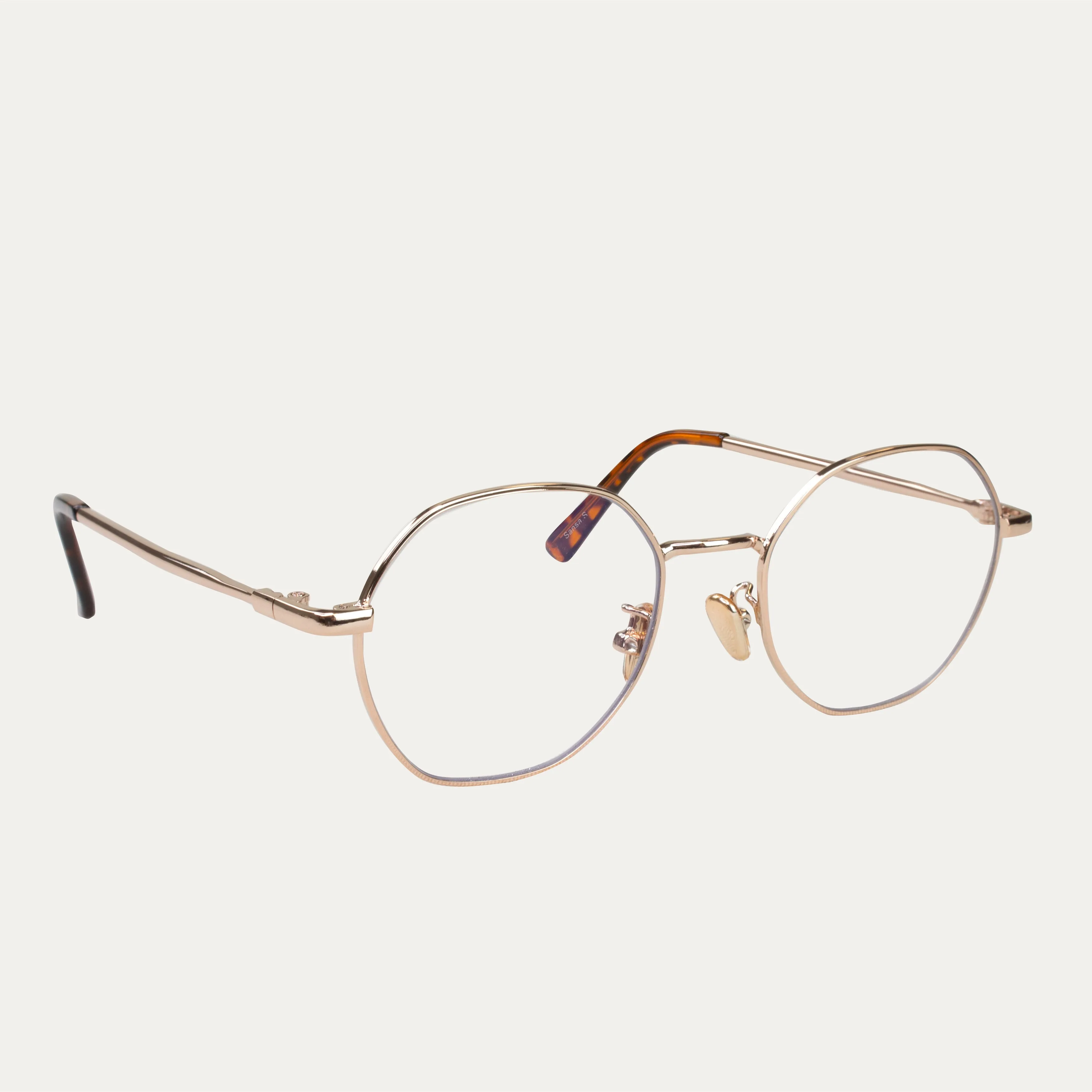 Sansa.S Rose Gold - Blue Light sold by Le Petit Lunetier product image thumbnail 3