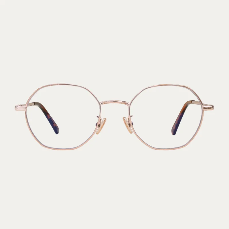 Sansa.S Rose Gold - Blue Light sold by Le Petit Lunetier