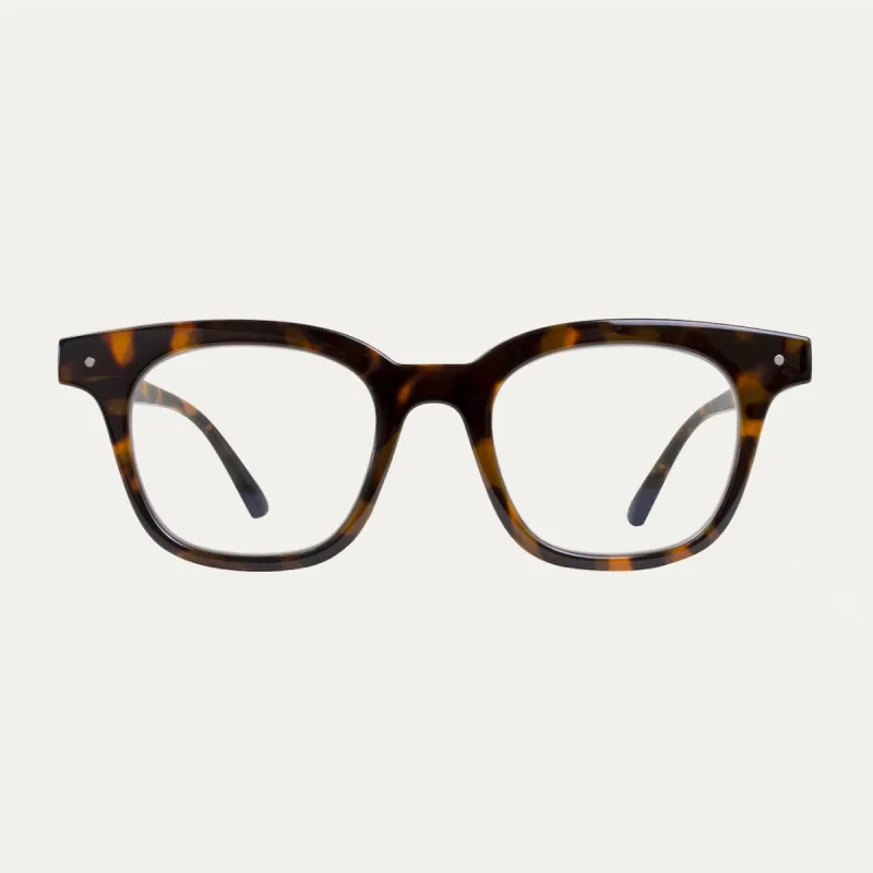 Cristal.F Brown/Havana - Blue Light Filter sold by Le Petit Lunetier