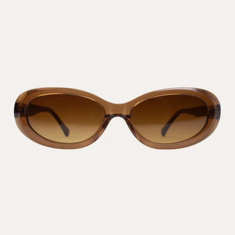 Julia Brown Transparent - Sunglasses sold by Le Petit Lunetier