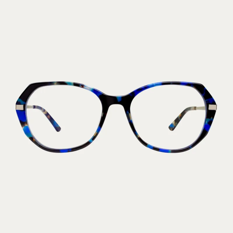 Lucy.A Blue / Havana - Blue Light sold by Le Petit Lunetier