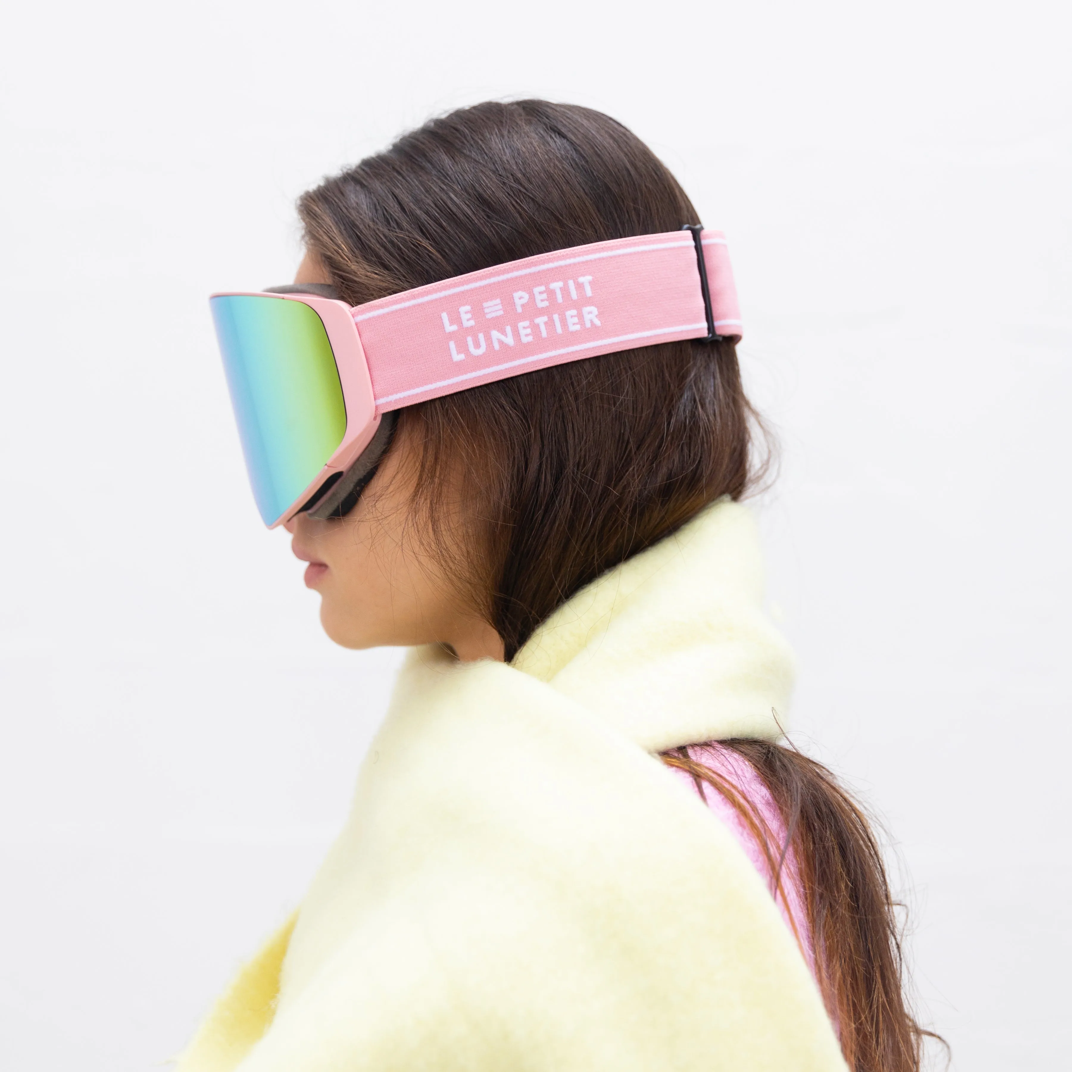 Clusaz Rose Gold Glass Ski Mask sold by Le Petit Lunetier product image thumbnail 4