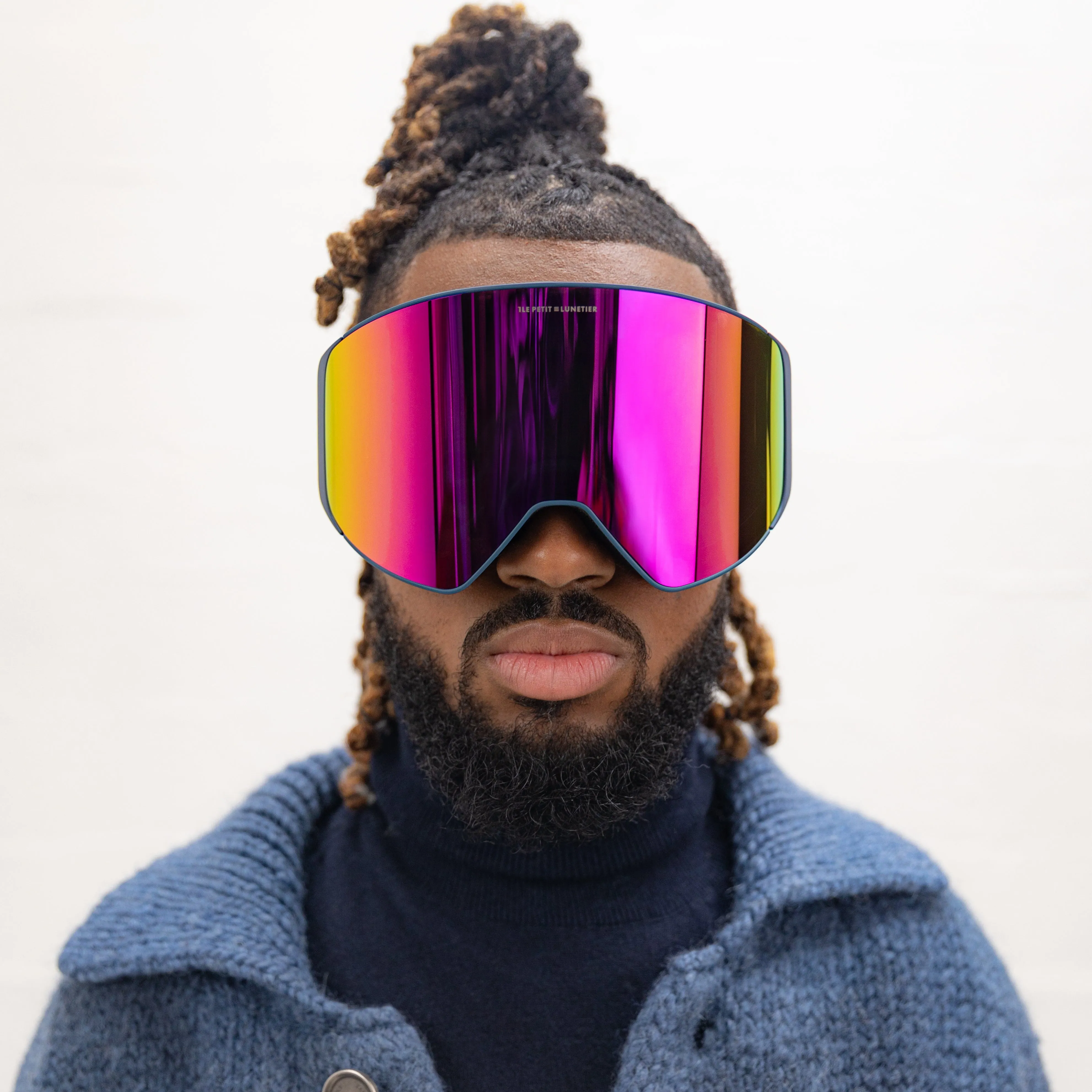 Avoriaz Blue Ski Mask Pink Window sold by Le Petit Lunetier product image thumbnail 2