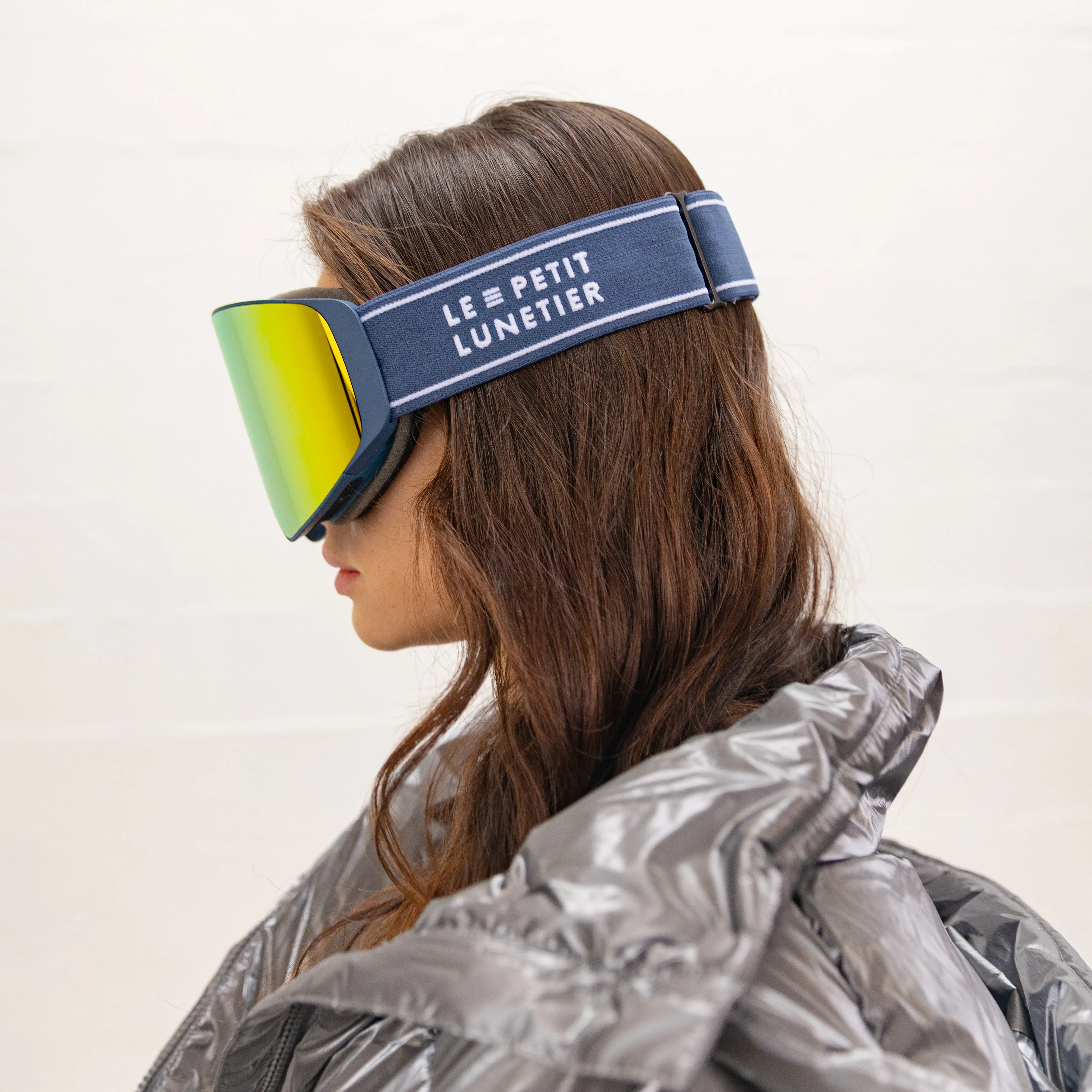 Avoriaz Blue Ski Mask with Orange Glass sold by Le Petit Lunetier product image thumbnail 2