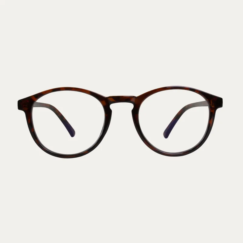Elie.A Brown / Havana - Blue Light sold by Le Petit Lunetier