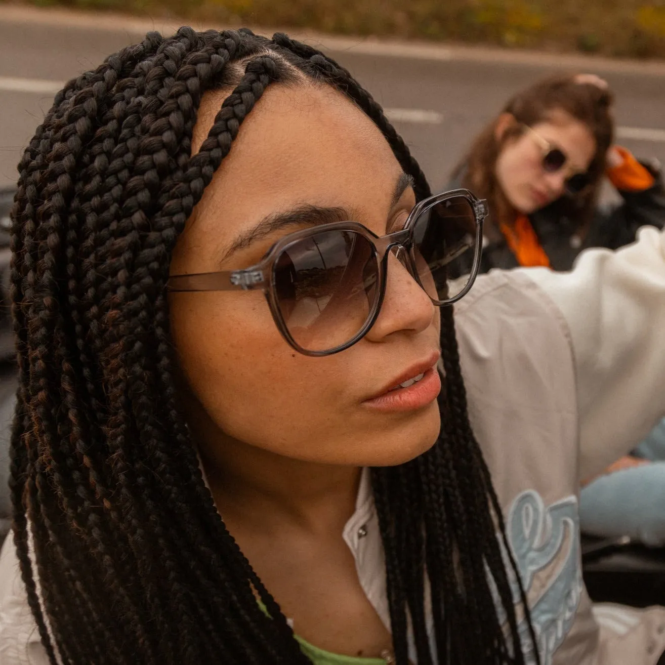 Ted.M Grey Transparent - Sunglasses sold by Le Petit Lunetier product image thumbnail 2