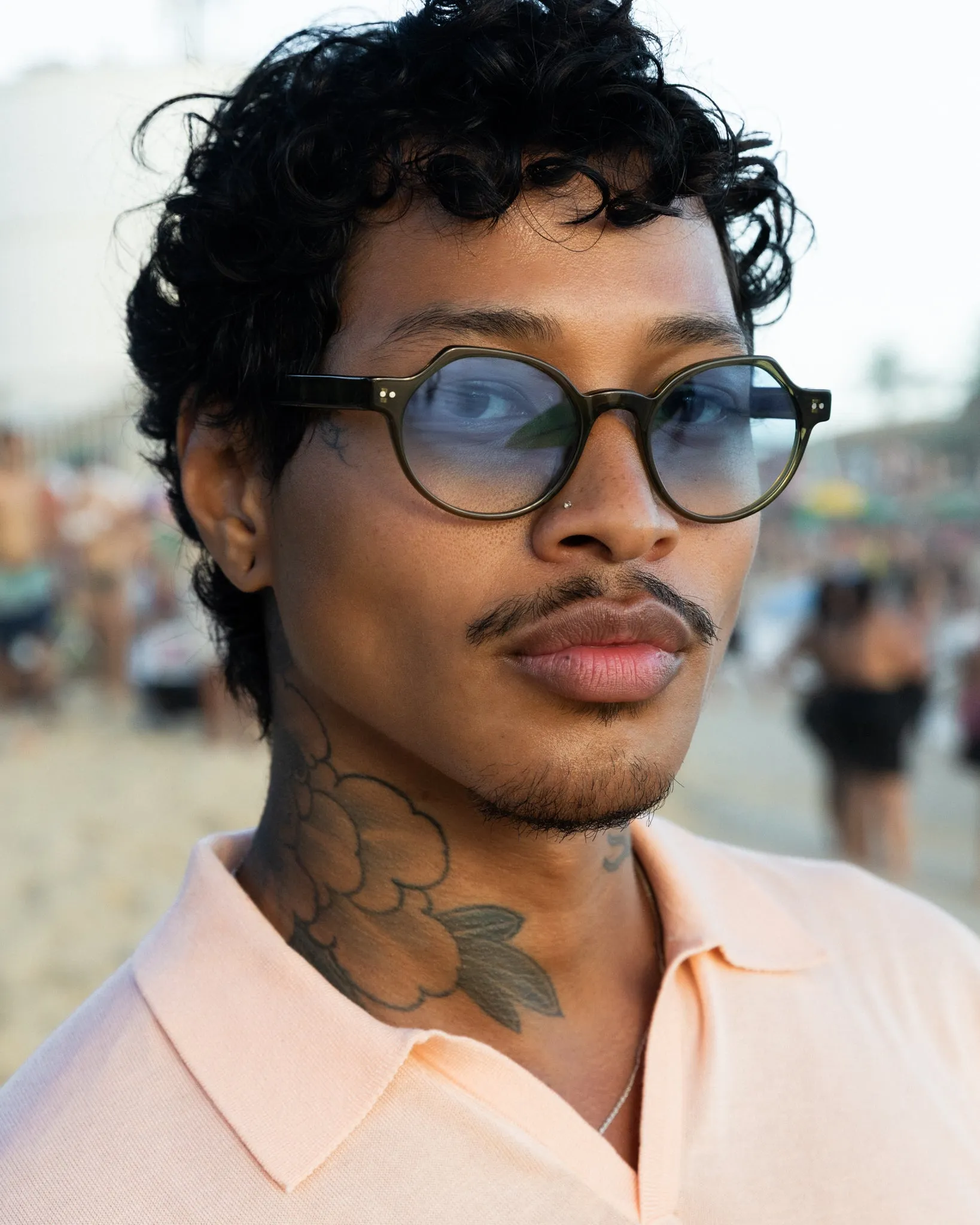 Ayrton Olive - Sunglasses sold by Le Petit Lunetier