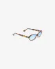 Riley Brown / Havana and Blue - Sunglasses sold by Le Petit Lunetier
