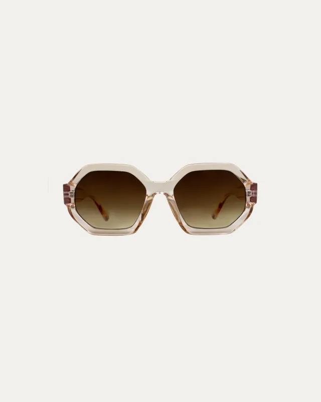 Benet.R Pink Transparent - Sunglasses sold by Le Petit Lunetier