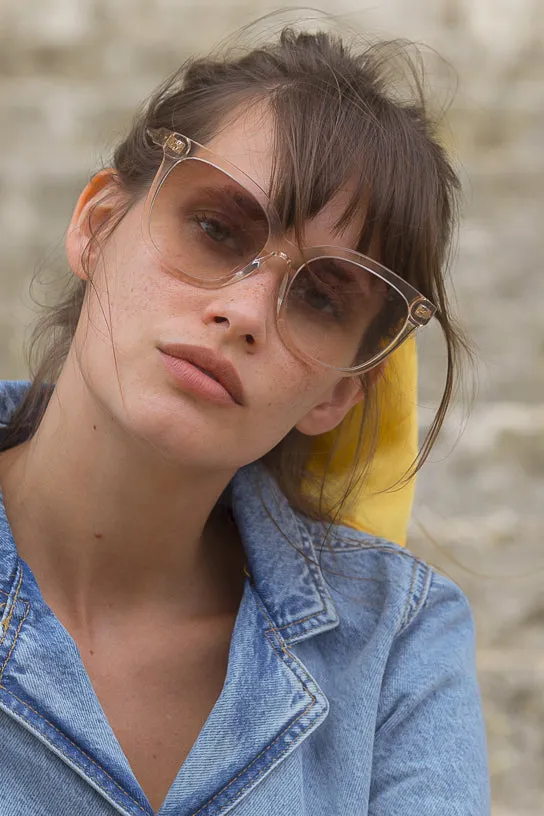 Peaches.S Pink transparent - Sunglasses sold by Le Petit Lunetier product image thumbnail 4