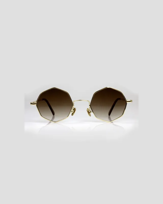 Kate.W Gold - Sunglasses made by Le Petit Lunetier