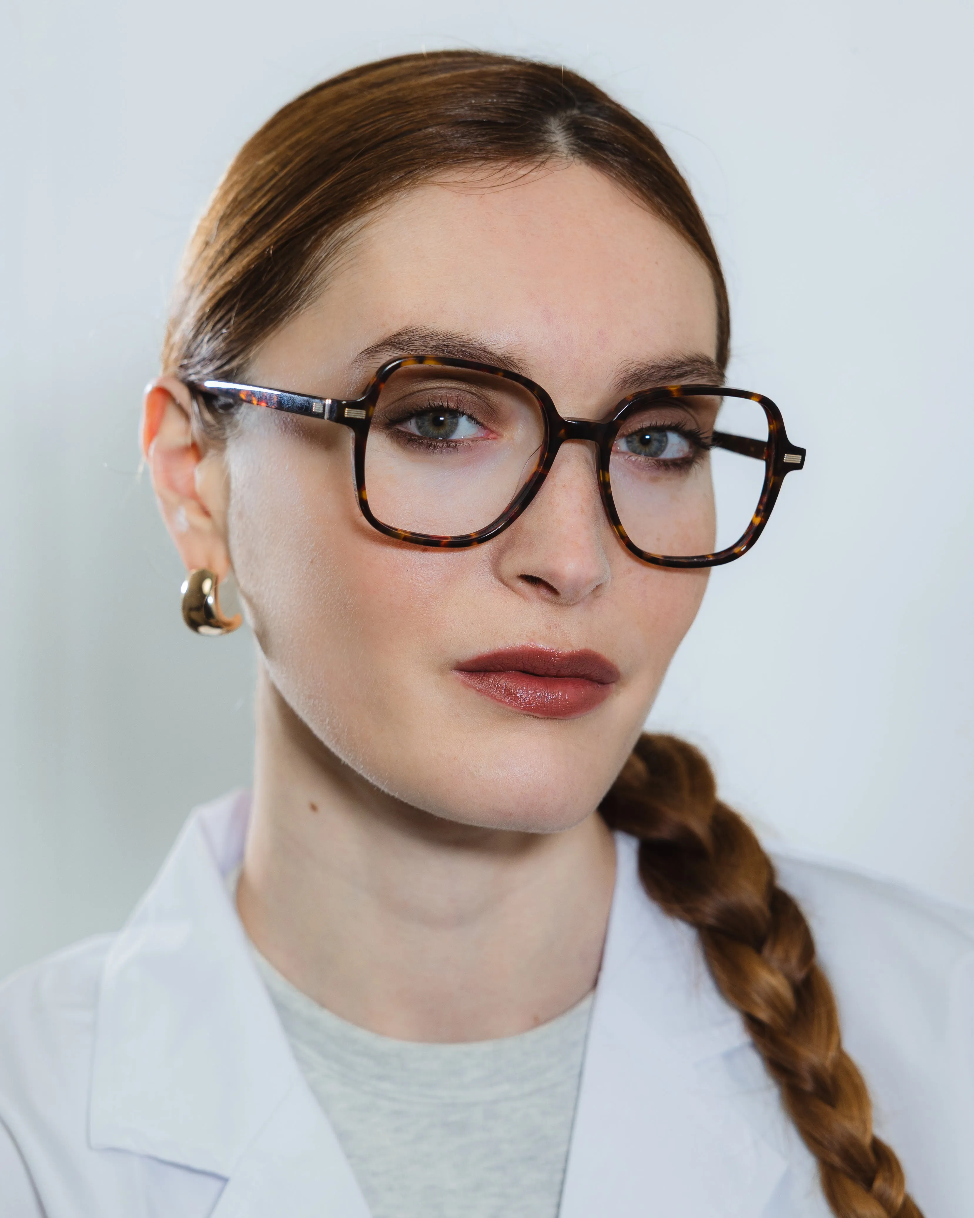 Ava Amber Tortoise - Blue Light sold by Le Petit Lunetier