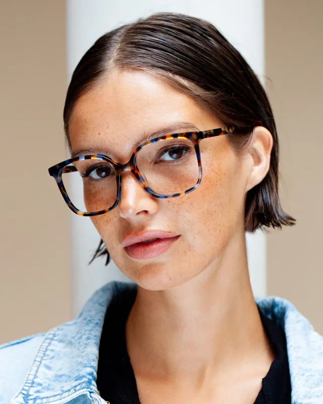 Albane Tortoise Blue - Blue Light made by Le Petit Lunetier