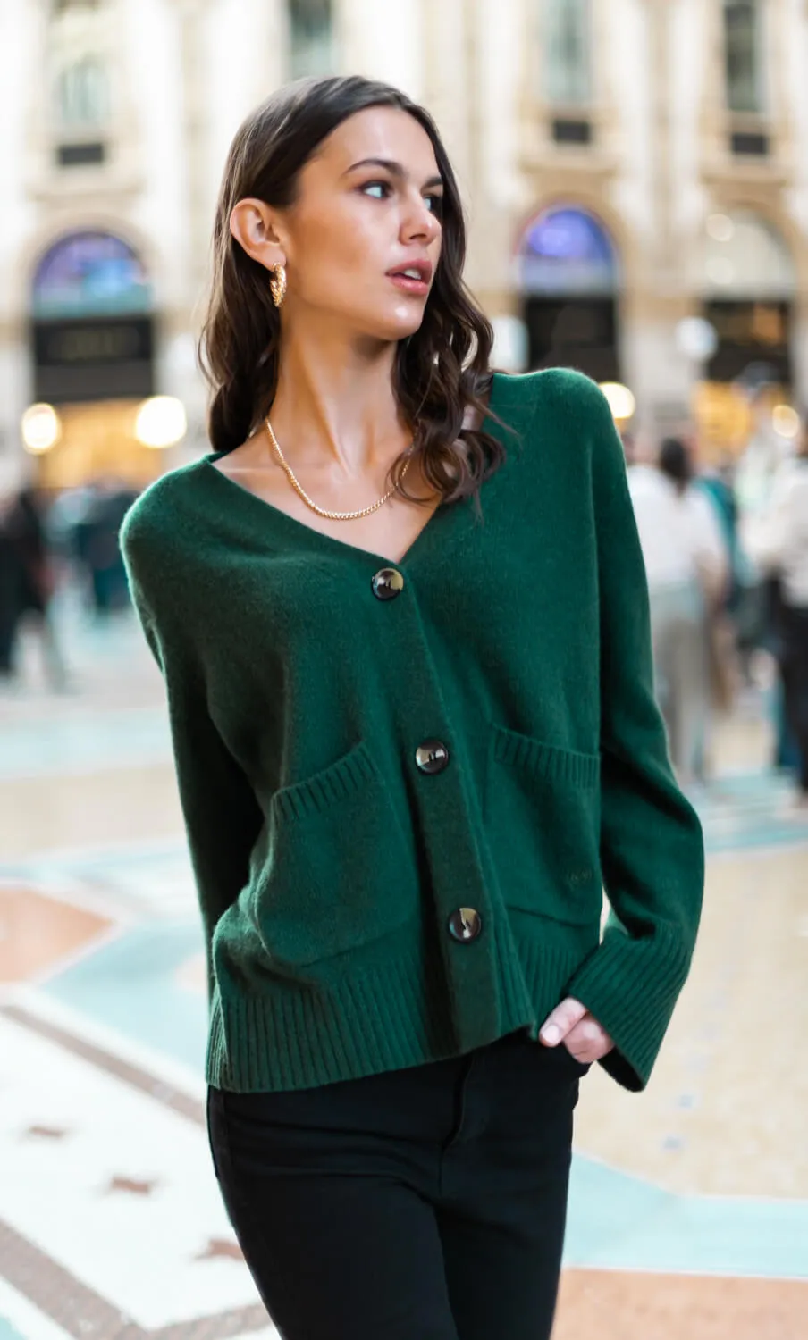Chiara Cashmere Cardigan sold by Ravella product image thumbnail 3