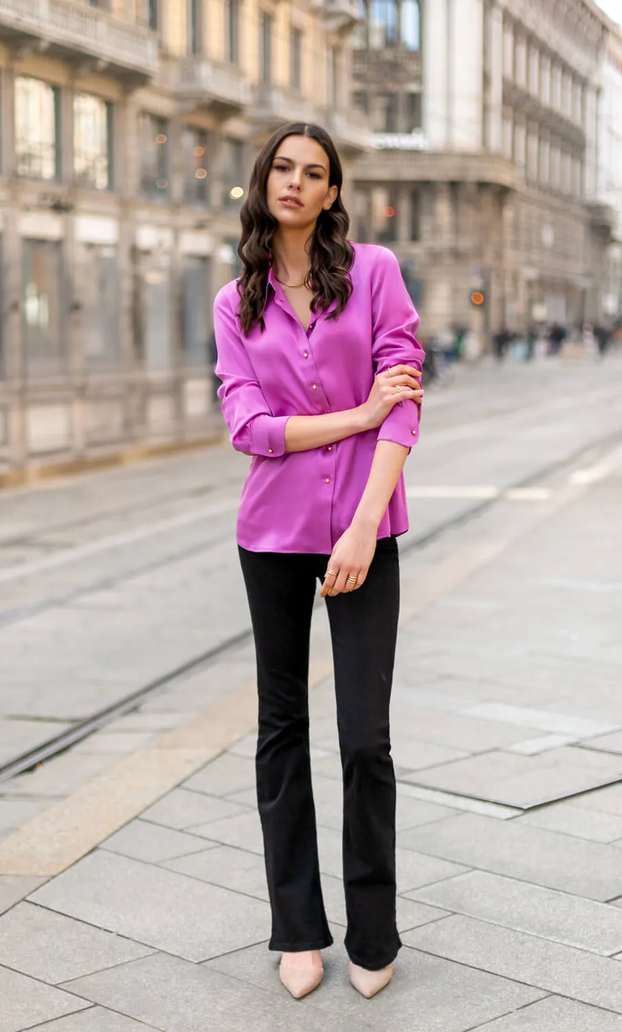 Milano Silk Blouse - Seasonal Collection sold by Ravella product image thumbnail 2