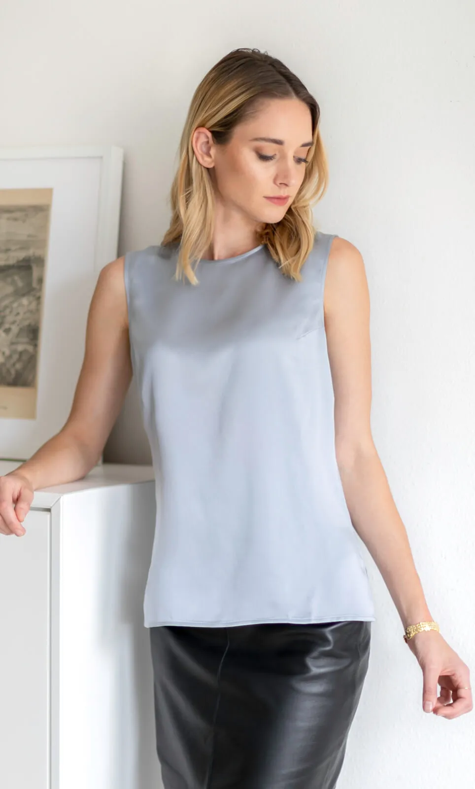 Giada Tank and Alessa Skirt Silk Set sold by Ravella product image thumbnail 3
